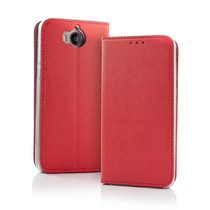 Smart Magnet Wallet Hülle für Samsung S9 Rot