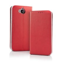 Smart Magnet Wallet Case for Samsung S9 Red