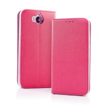 Smart Carbon Wallet Case voor Samsung S9 Roze