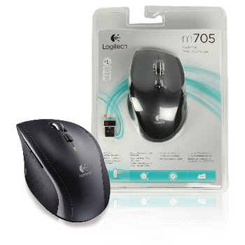 Logitech Draadloze Muis Bureaumodel 5 Knoppen Zilver