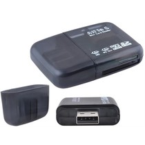 Mini USB  Card Reader All In One  - kaartlezer voor o.a. Micro SD &  SD