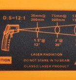 Pyrometer Laser Berührungsloses Infrarot-Thermometer