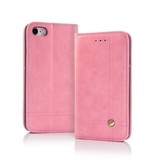 Geeek Smart Prestige Wallet Case voor iPhone X / XS Roze