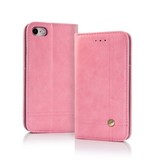 Geeek Smart Prestige Wallet Case for iPhone X / XS Pink