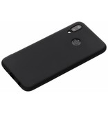 Geeek Mattschwarz Silikon TPU Case Huawei P20 Lite