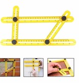 Geeek Hoekliniaal -  Vierhoekig Meetinstrument - Multi-hoeklineaal - Duimstok