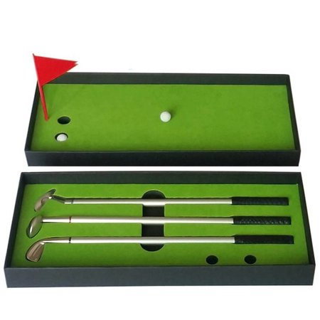 Geeek Mini Golf Spel Desktop Putter Pennenset Golf Training