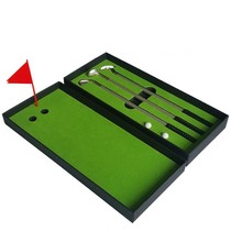 Mini Golf Game Desktop Putter Pen Set Golf Training