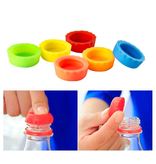 Geeek Multicolor Bierfles afsluit dopjes - 9x - Silicone - Anti insecten dopjes - Herbruikbaar