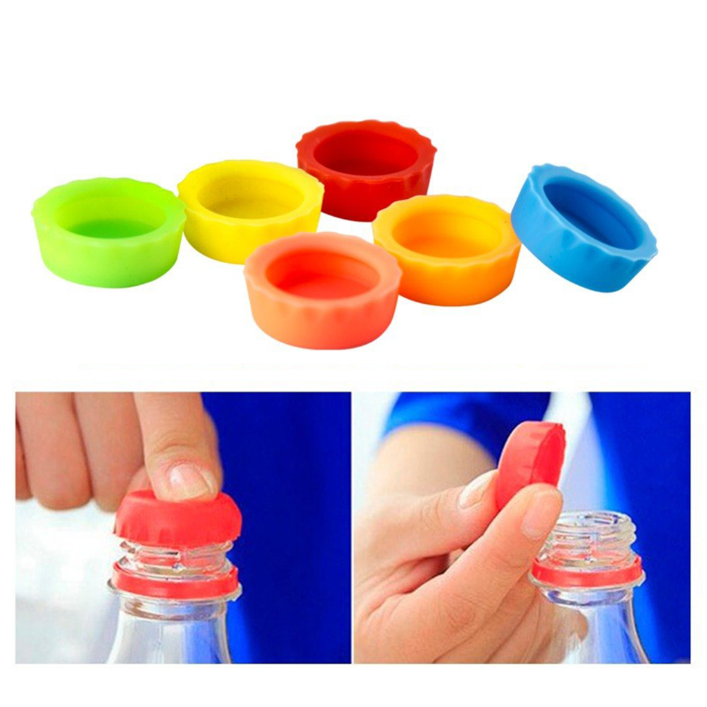 Reusable Bottle Caps - 9x - Silicone - Multicolor