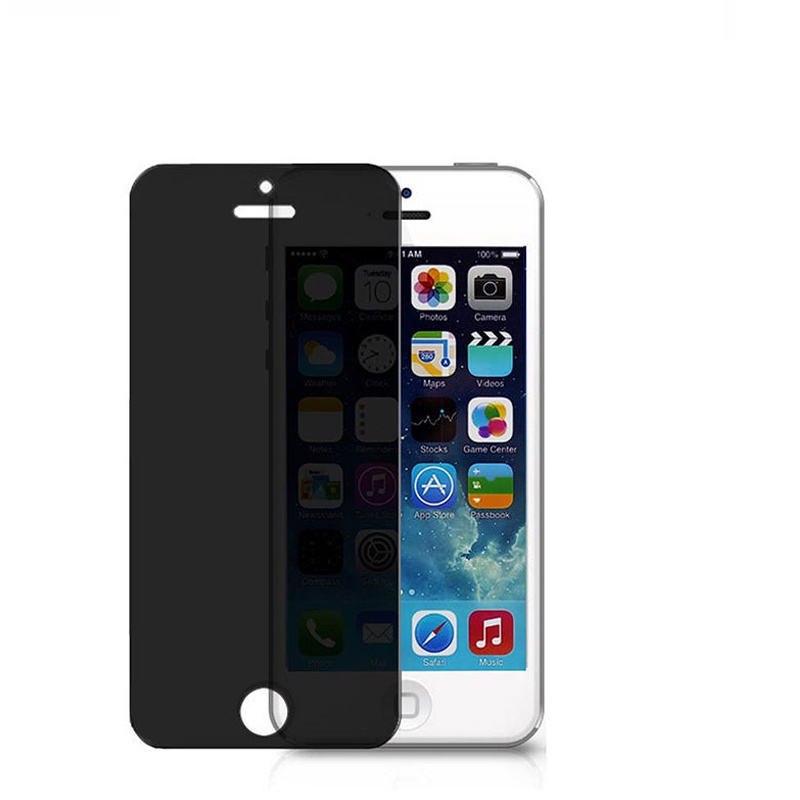 staan Bovenstaande koken Premium Tempered Glass 9H Privacy Screenprotector iPhone SE / 5S / 5 -  Geeektech.com