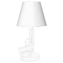 Tischlampe Beretta 9mm Gun Lamp Weiß