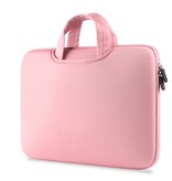 Airbag MacBook 2-in-1 sleeve / tas voor Macbook  Air / Pro 13 inch - Roze