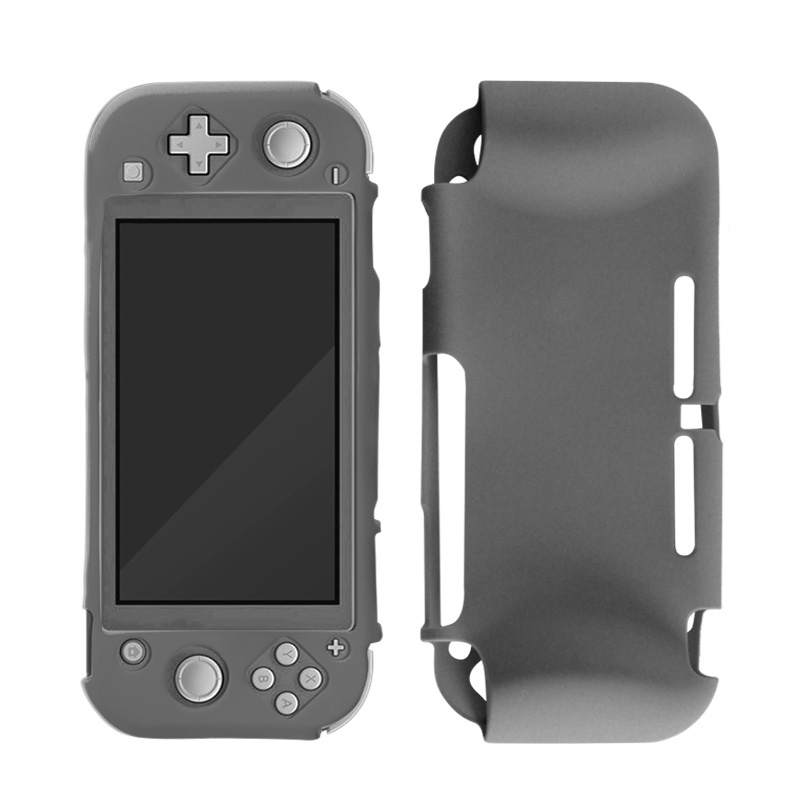 Silicone Case Cover for Nintendo Switch Lite Beschermhoes Grijs