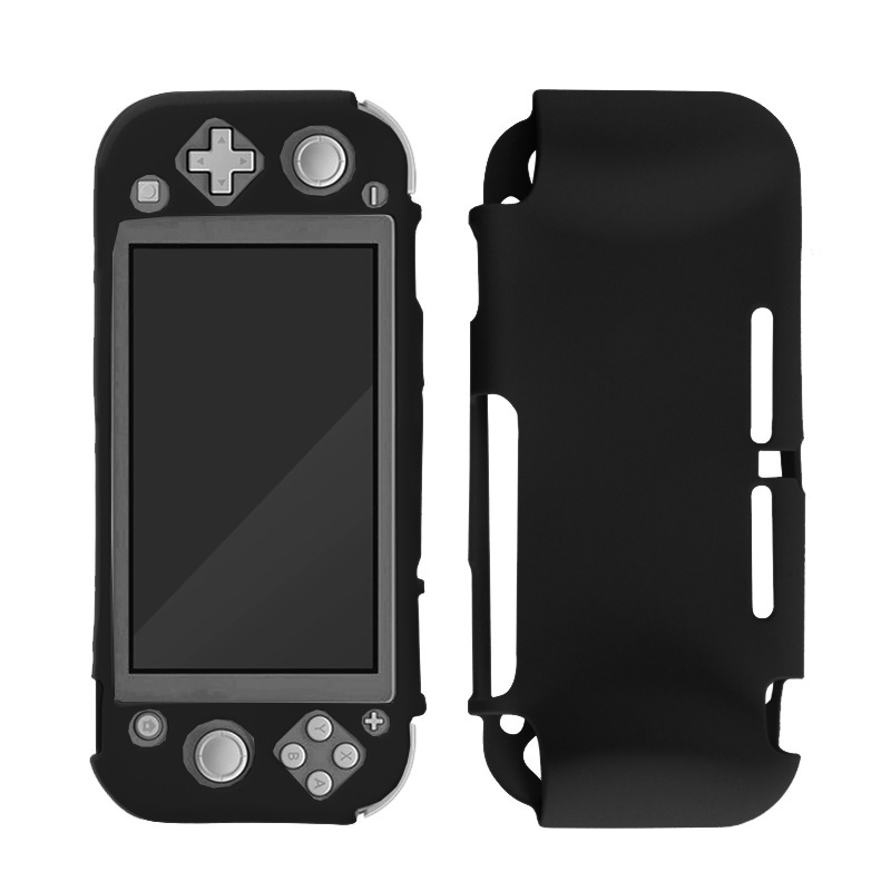 Silicone Case Cover for Nintendo Switch Lite Beschermhoes Zwart