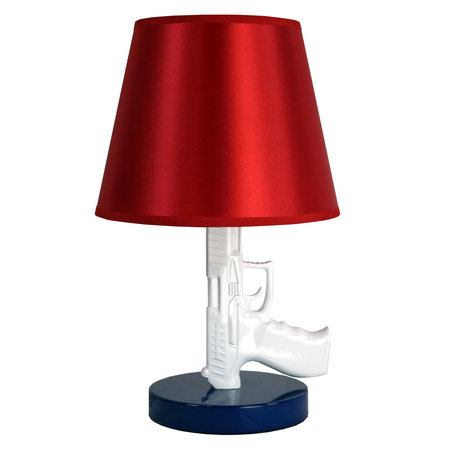 Geeek Table lamp Dutch Service Arm 9mm Gun Lamp Red/White/Blue -  Walther P99 Replica