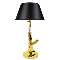 Tischlampe Stehleuchte AK-47-Gewehr-Lampe Gold-