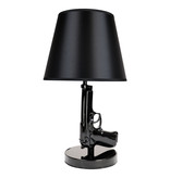 Geeek Table Lamp 9mm Gun Lamp Black