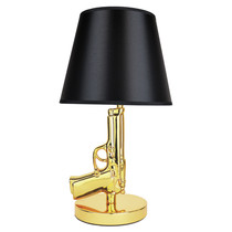 Table lamp Beretta 9mm Gun Lamp Gold