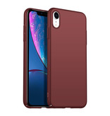 Geeek Back Case Cover iPhone Xr Case Burgundy Red