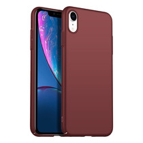 Rückseite Hülle Abdeckung iPhone Xr Hülle Burgundy Rot