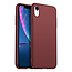 Geeek Rückseite Hülle Abdeckung iPhone Xr Hülle Burgundy Rot