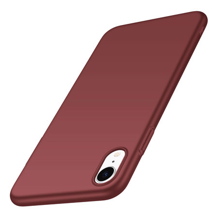 Geeek Rückseite Hülle Abdeckung iPhone Xr Hülle Burgundy Rot