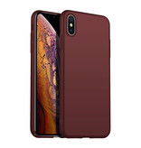 Geeek Back Case Cover iPhone Xs Max Case Burgundy Red