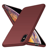 Geeek Back Case Cover iPhone Xs Max Case Burgundy Red