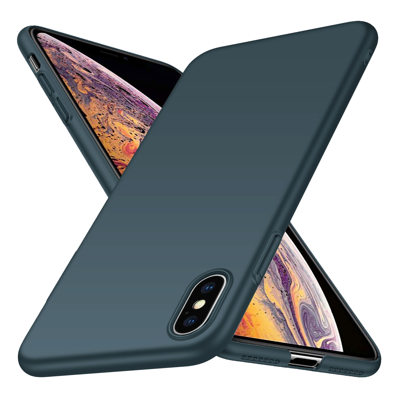 paniek Mooie vrouw India Back Case Cover iPhone Xs Max Hoesje Green Forest - Geeektech.com