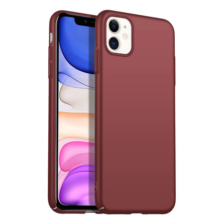 Geeek Back Case Cover iPhone 11 Case Burgundy Red