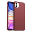 Geeek Rückseite Hülle Abdeckung iPhone 11 Hülle Burgundy Rot