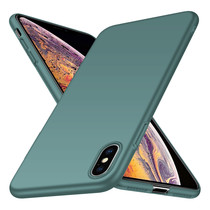 Rückseite Hülle Abdeckung iPhone Xs Max Hülle Grey Blue