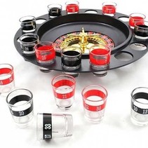 Party Drink Roulette with 16 Glasses - Drinking Game