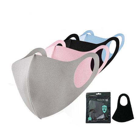 Facemask Fashion Ice Silk Cotton Grey| Mouth Nose Mask | Mouth mask