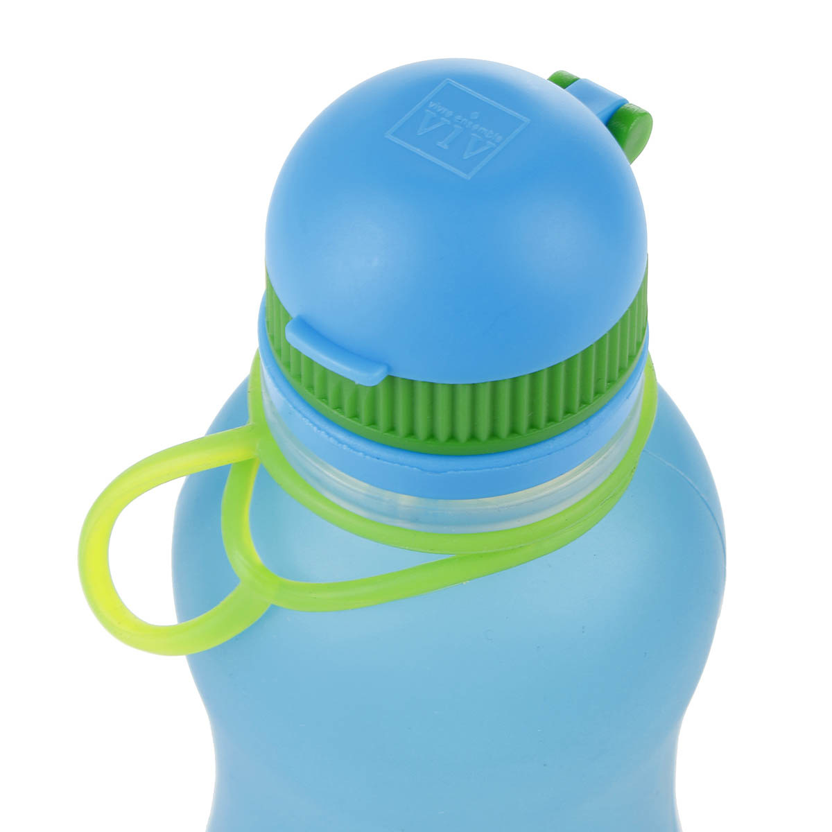 Faltbare Wasserflasche Silikon Schwarz - 700 ml I PartyVikings