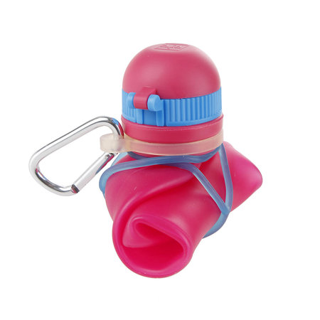 Zielonka Viv Bottle 3.0 - Faltbare Silikonflasche / Wasserflasche - Pink