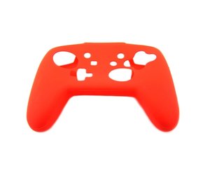 3 Pack Soft Silicone Skins For Switch Pro Controller - Studded Grip Cover Black Red Blue