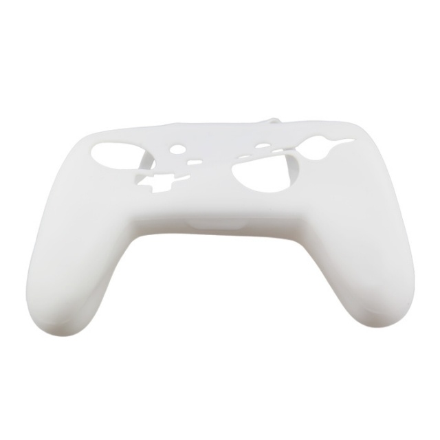 Silicone Beschermhoes Skin voor Nintendo Switch Pro Controller Wit