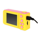 Kids Digital Photo Camera 3MP / Video camera 1080P - Lanyard - Pink