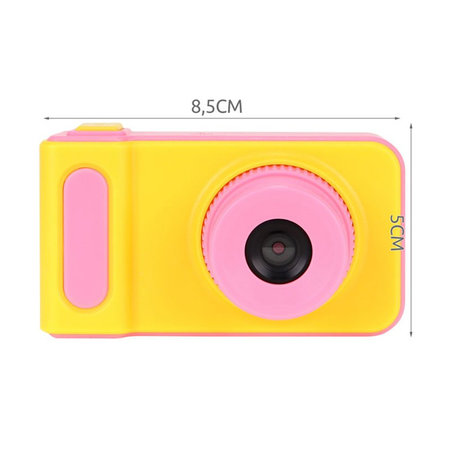 Kinder Digitalkamera 3MP / Videokamera 1080P - Lanyard - Rosa