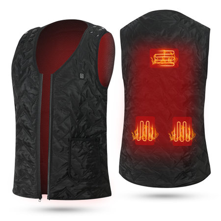 Geeek Elektrisch beheizte Weste Bodywarmer verstellbar