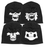 Geeek Balaclava Ski Hut Skull - Hut mit Totenkopf Druck