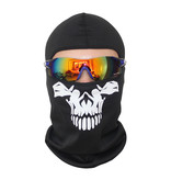 Geeek Balaclava Ski Hut Skull - Hut mit Totenkopf Druck