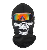 Geeek Balaclava Ski Hat Skull - Hat with skull print