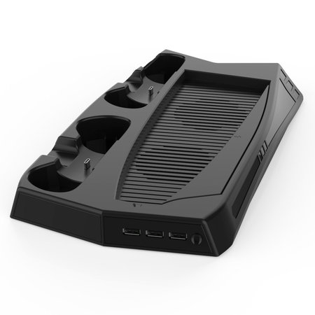 Geeek Dual Charging Dock Stand - Cooling Fan -USB Hub for PS5 game consoles