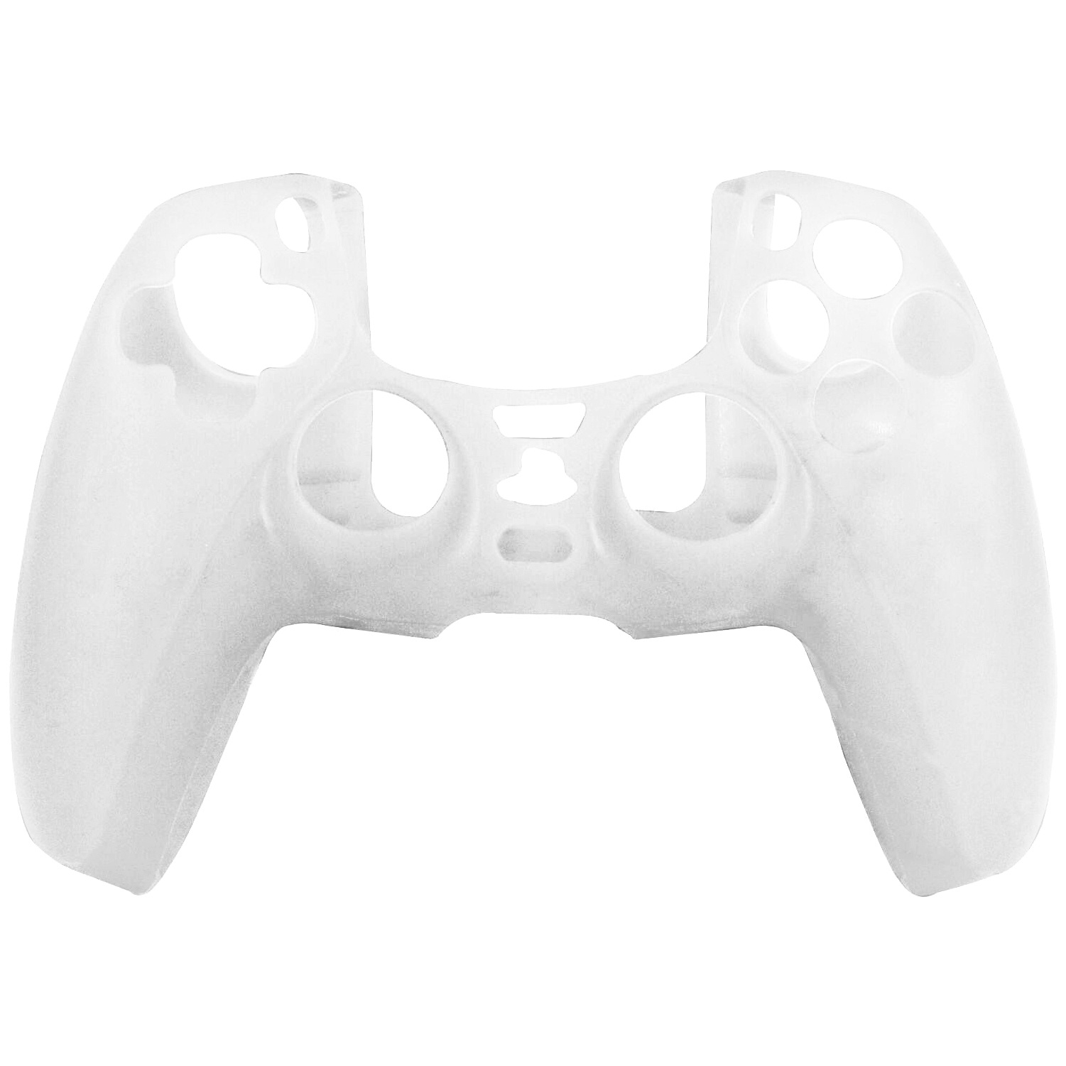 Silicone Case Cover Skin for PS5 DualSense Controller - White