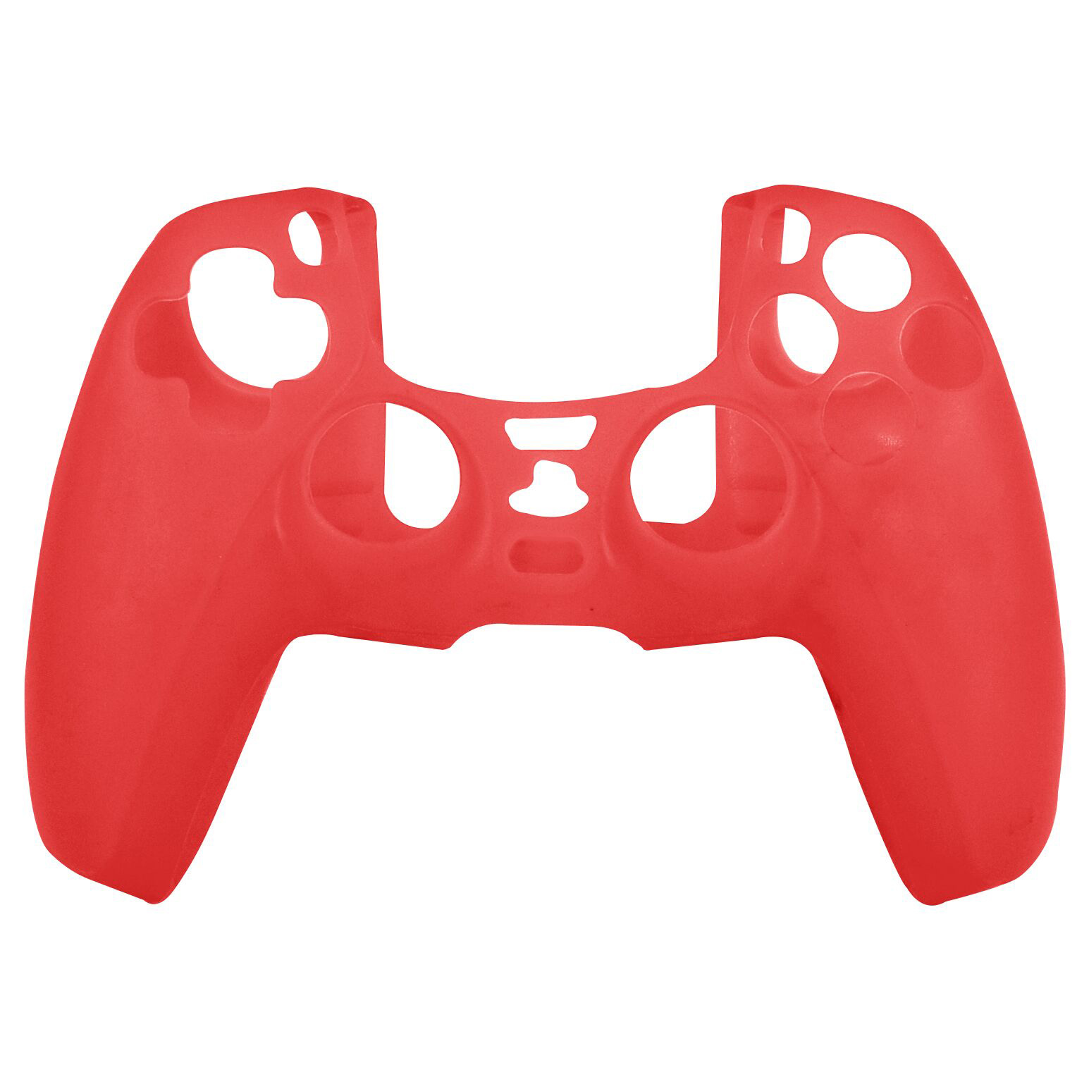 Silicone Case Cover Skin for PS5 DualSense Controller - Red