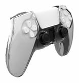 Geeek Crystal Case Hartschalenabdeckung für PS5 DualSense Controller - Transparent