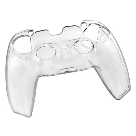Geeek Crystal Case Hard Shell Cover for PS5 DualSense Controller - Transparent
